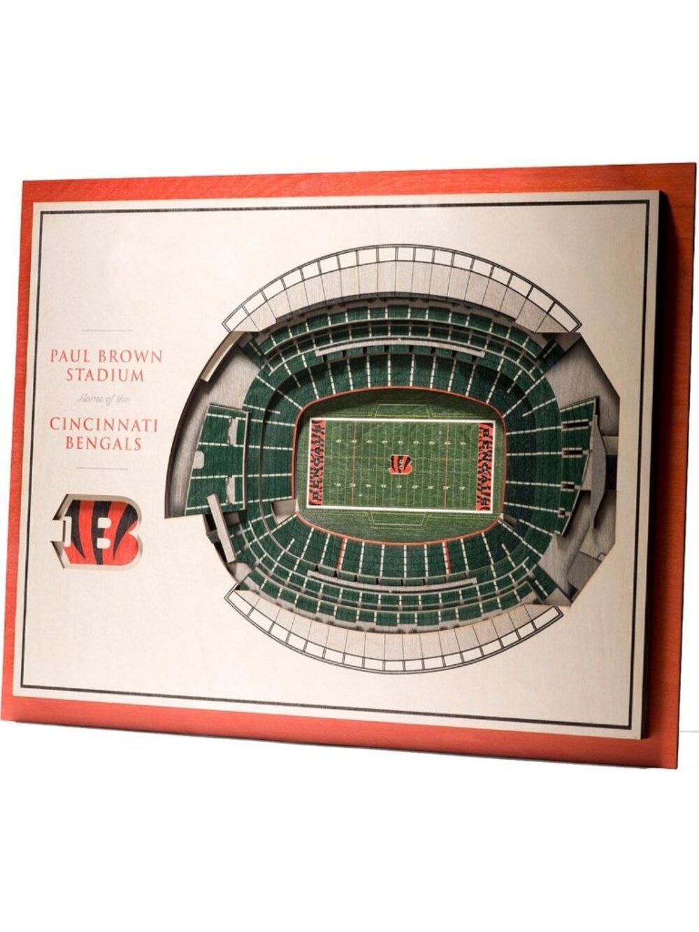 5-Layer NFL StadiumView Wall Art - Unique Sports Decor for Game Day Enthusiasts